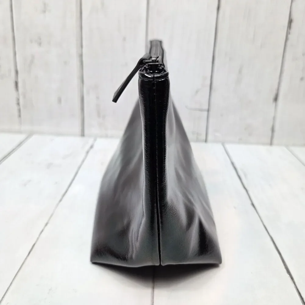 Yves Saint Laurent YSL Makeup Cosmetic Bag Black Travel Perfume Beauty Pouch